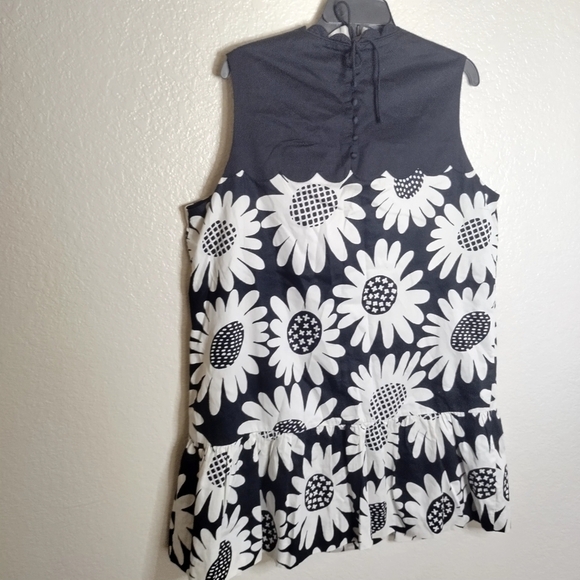 Victoria Beckham x Target Black Daisy Drop Waist Dress sz 2X - Picture 7 of 8
